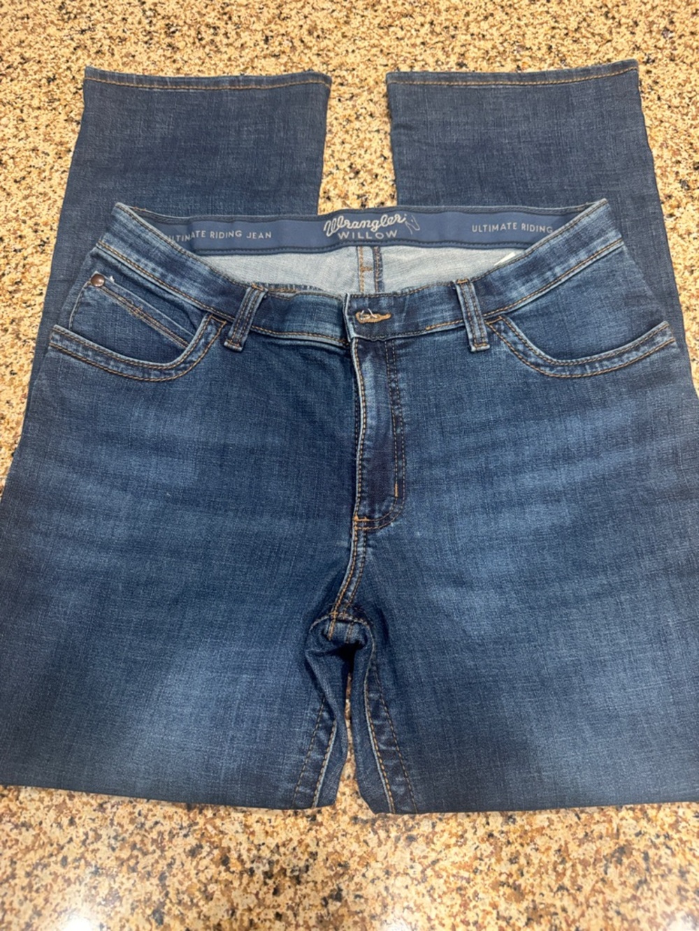 Wrangler Willow Women's Dark Blue Bootcut Jeans 34x33